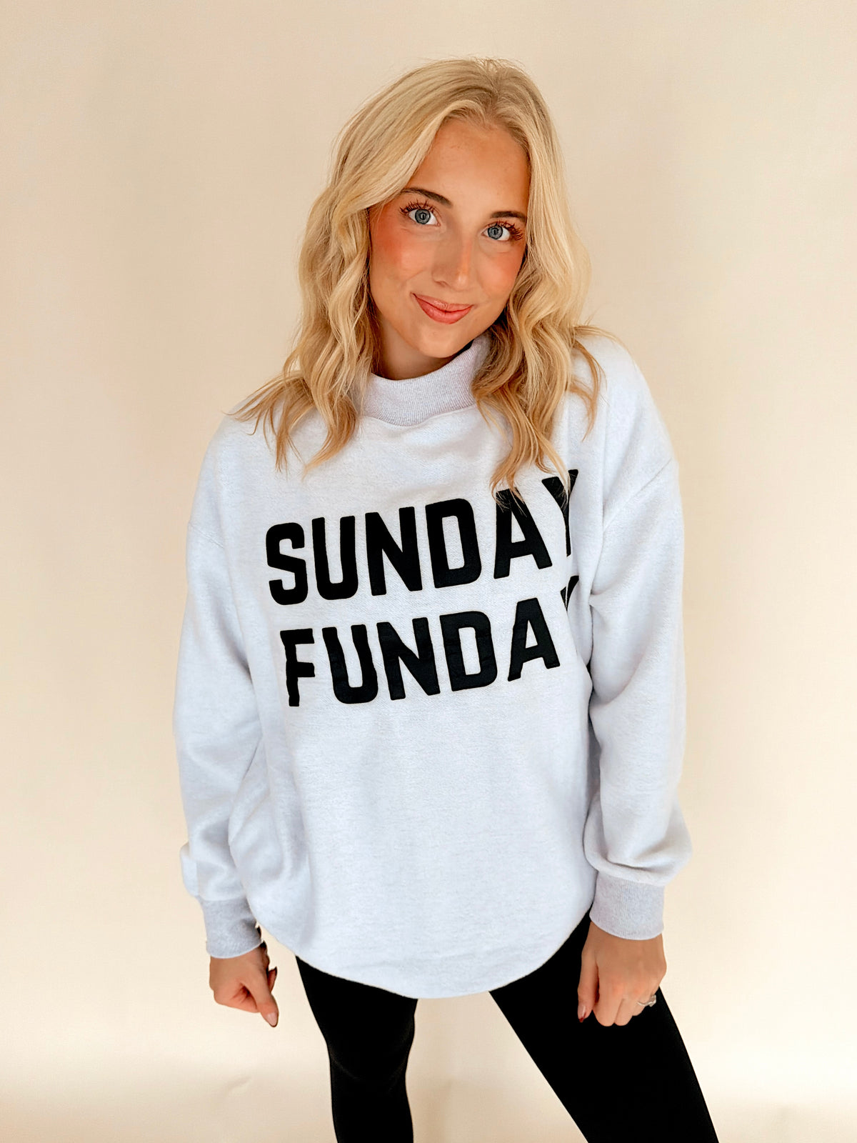 Game Day/Sunday Funday Reversible Mock Neck