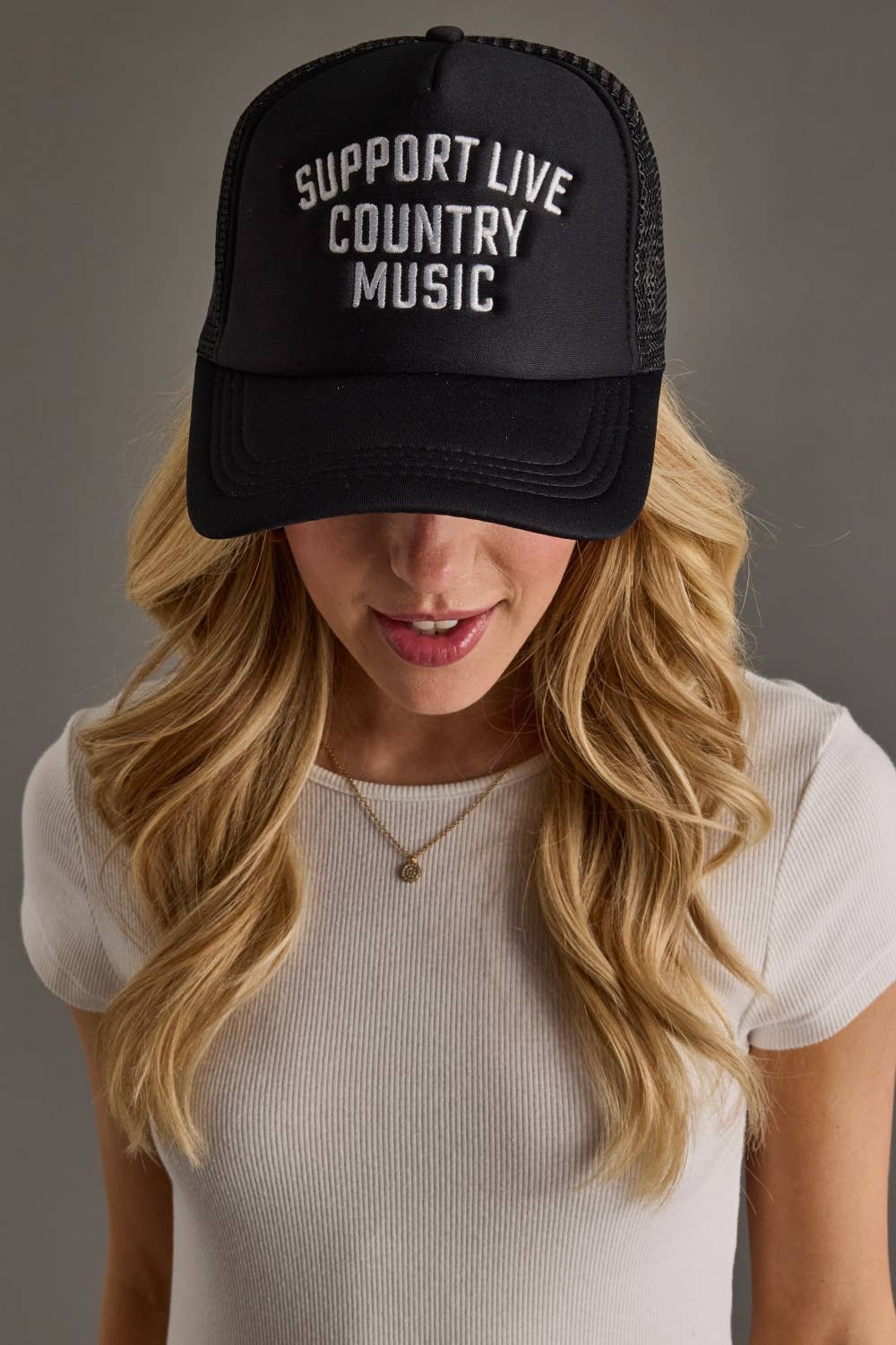 ‘Support Live Country Music’ Trucker Hat