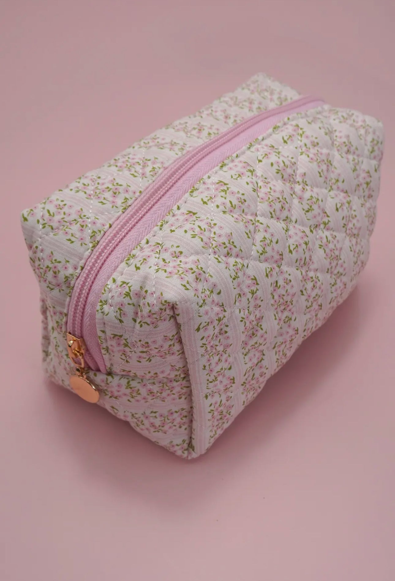 Floral Cosmetic Bag