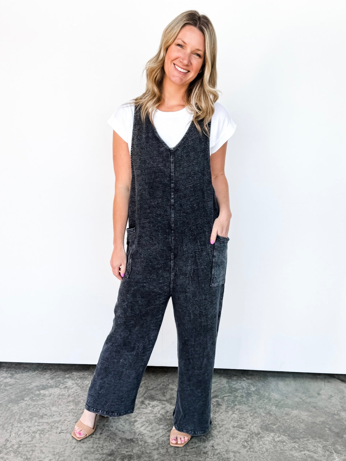 Charcoal Jumpsuit