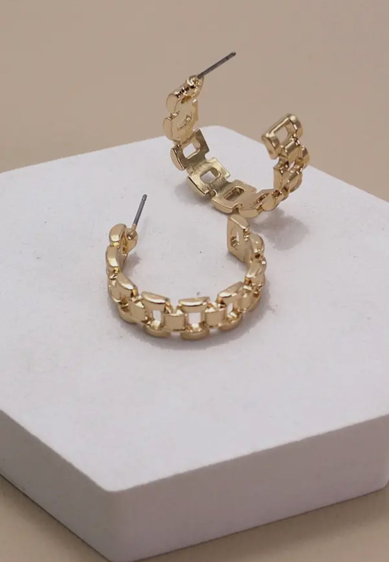 Cutout Hoop Earrings