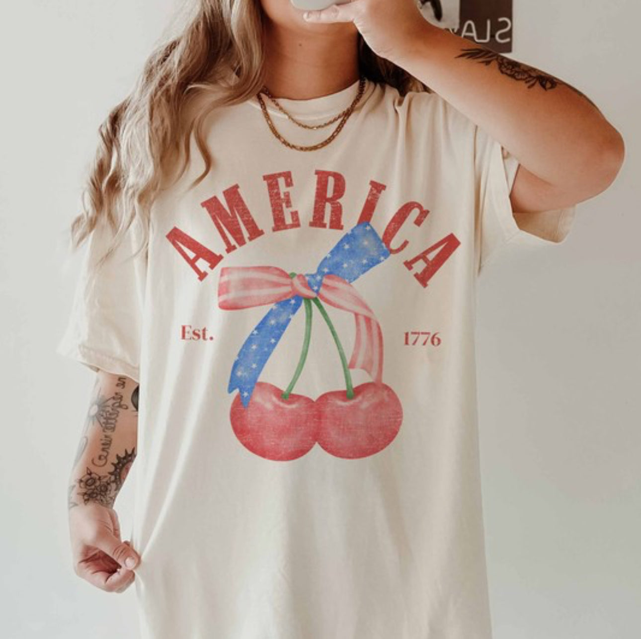 Cherry & Bow America Graphic Tee