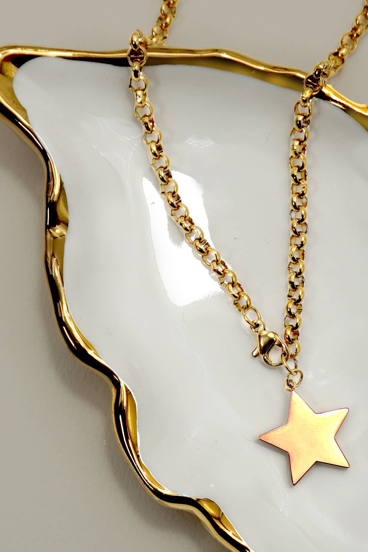 Gold Star Necklace