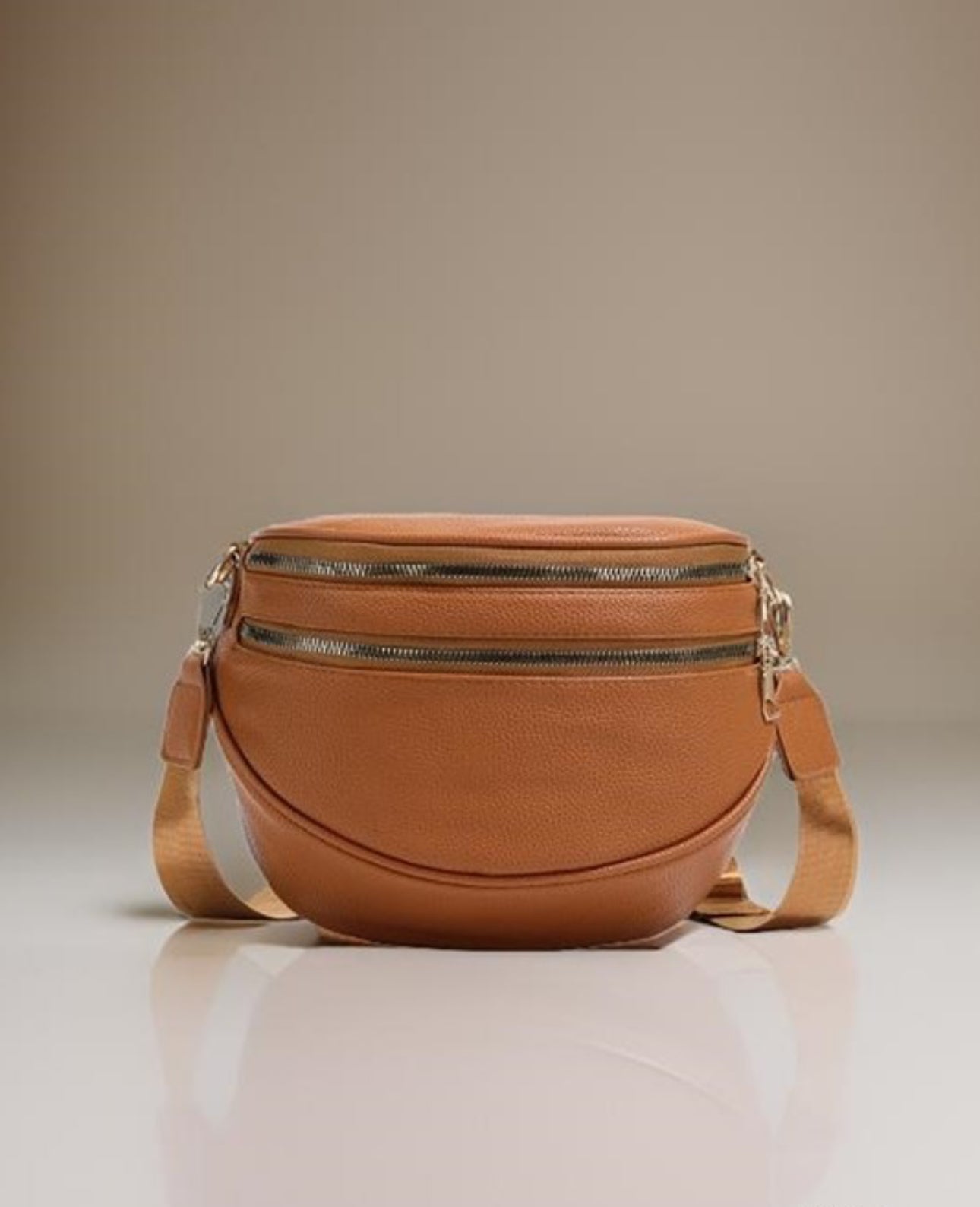 Camel Crossbody Bag