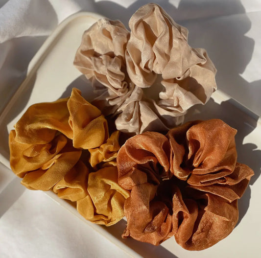 Satin Scrunchies [3 Colors]