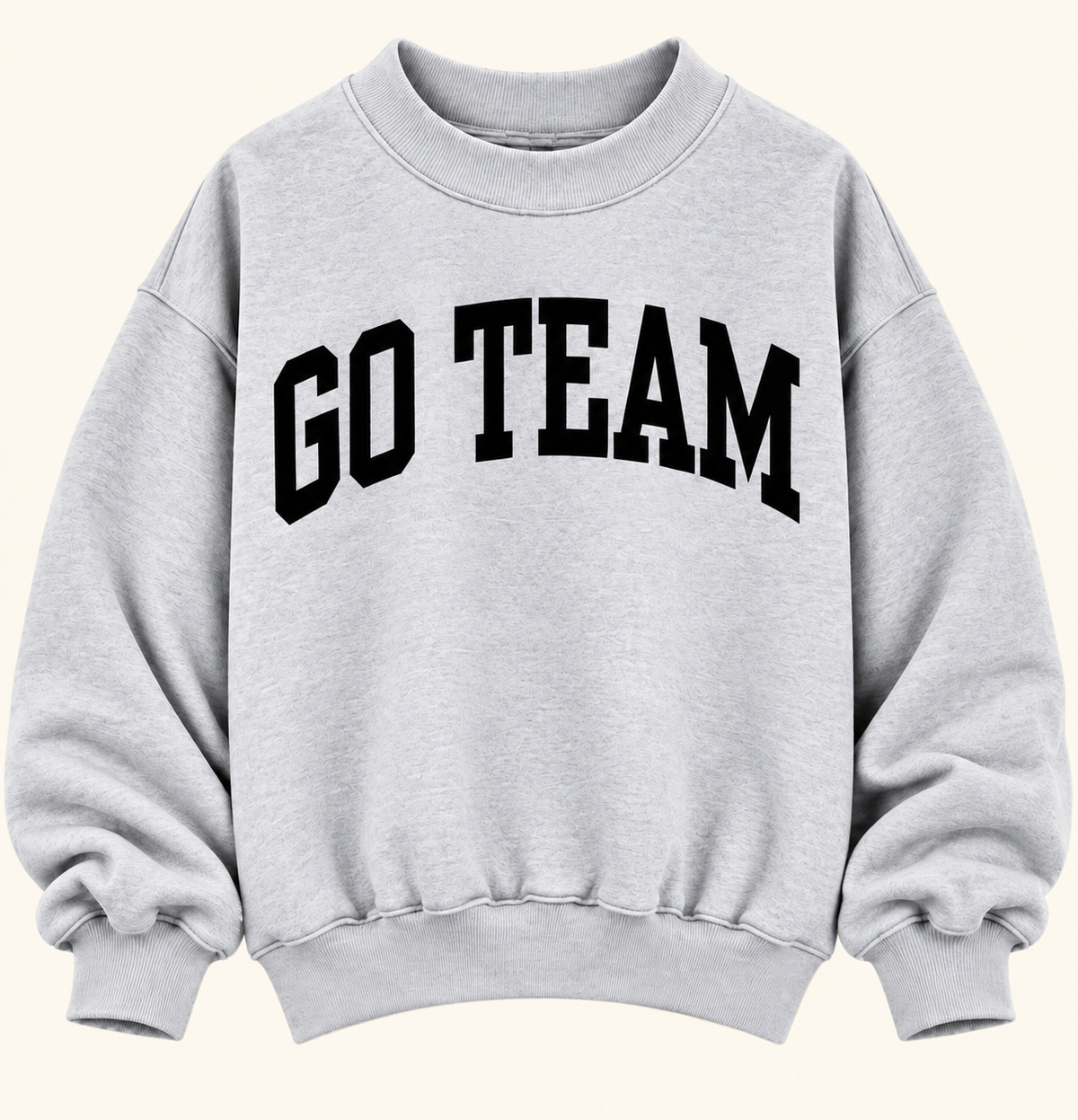 PREORDER ‘Go Team’ Grey Mockneck
