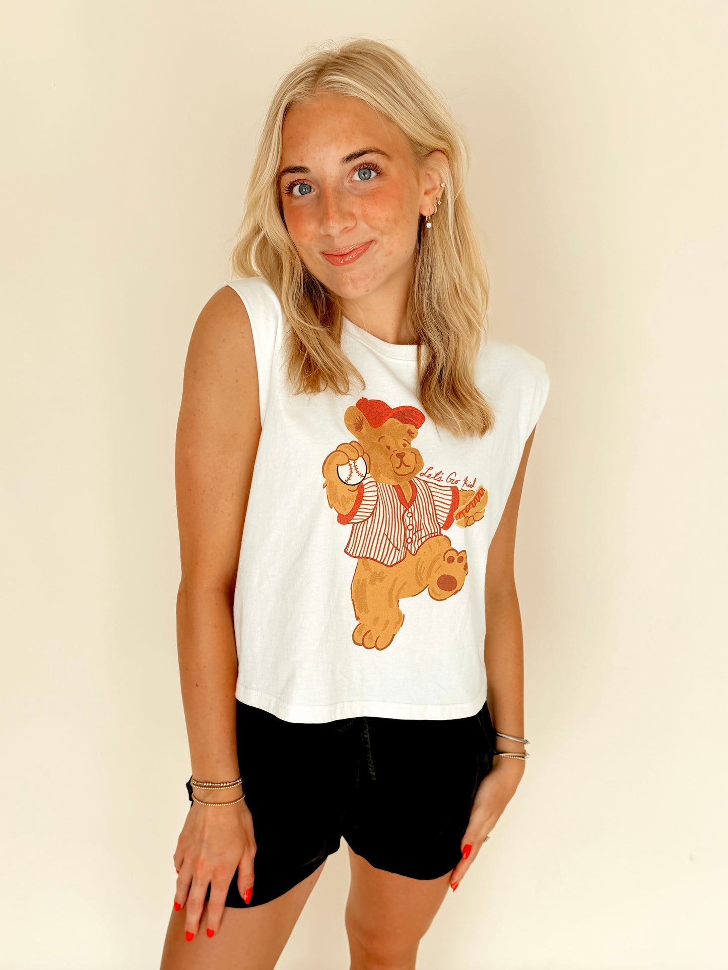 Baseball Teddy Tank