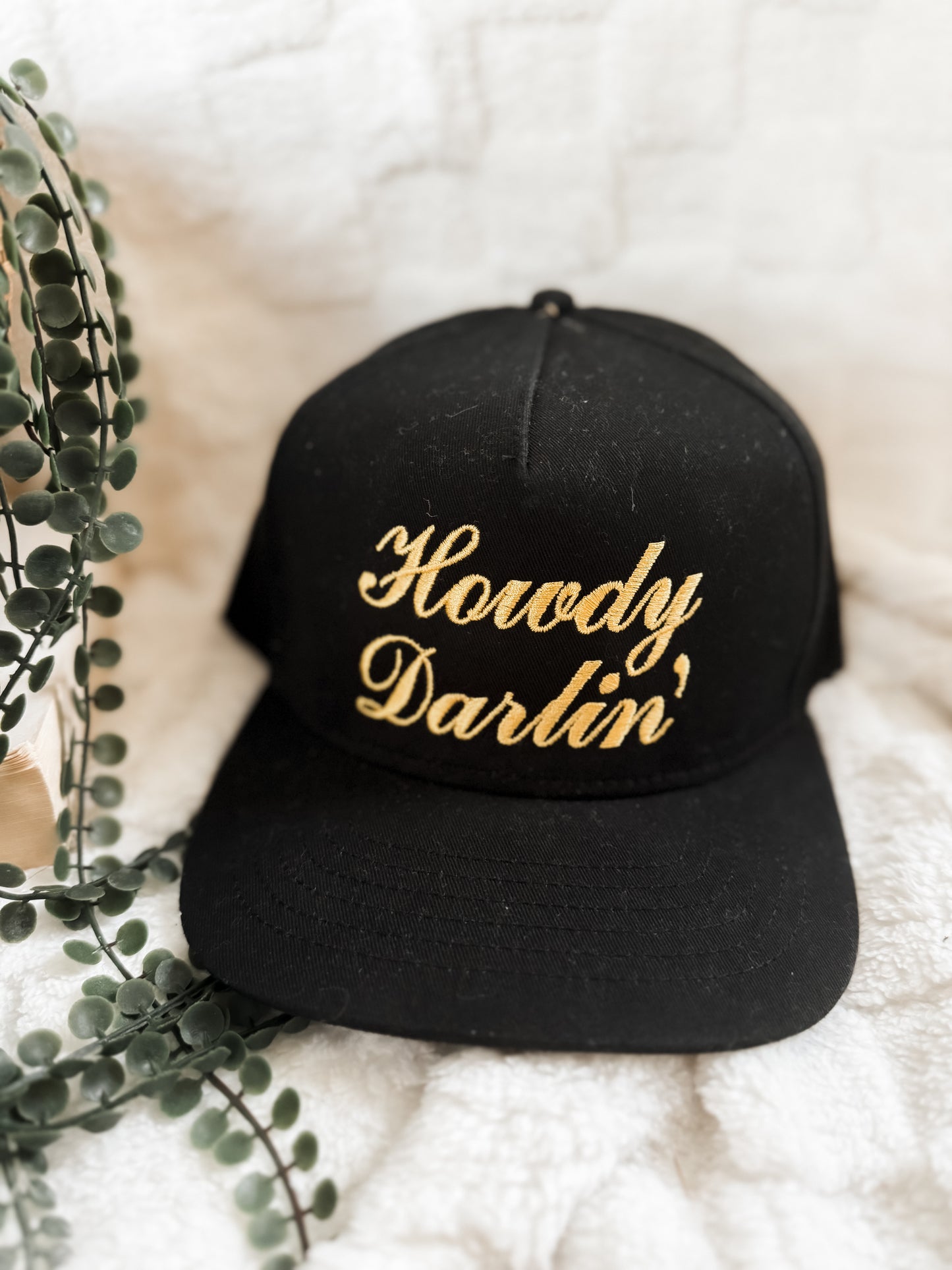 Black ‘Howdy Darlin’ Hat