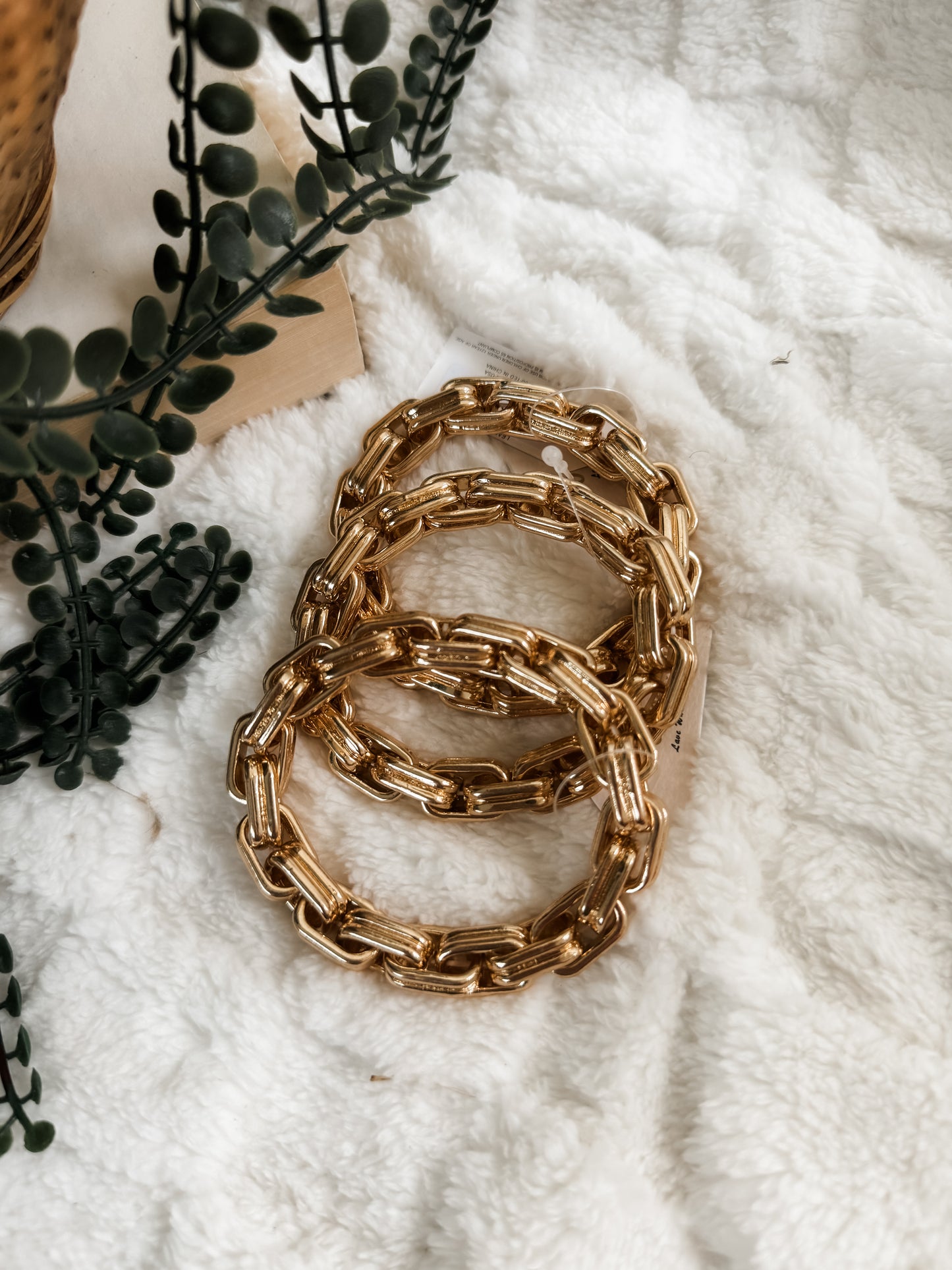 Chain Link Gold Bracelet