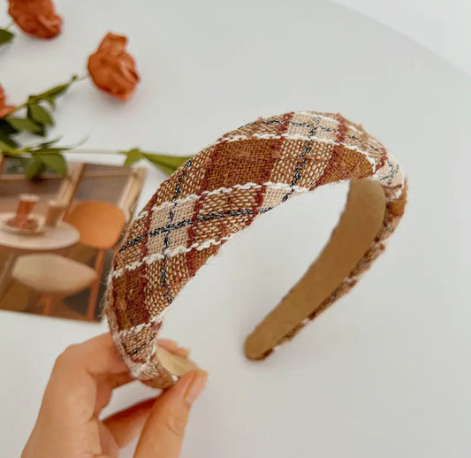 Plaid Headbands [3 Colors]