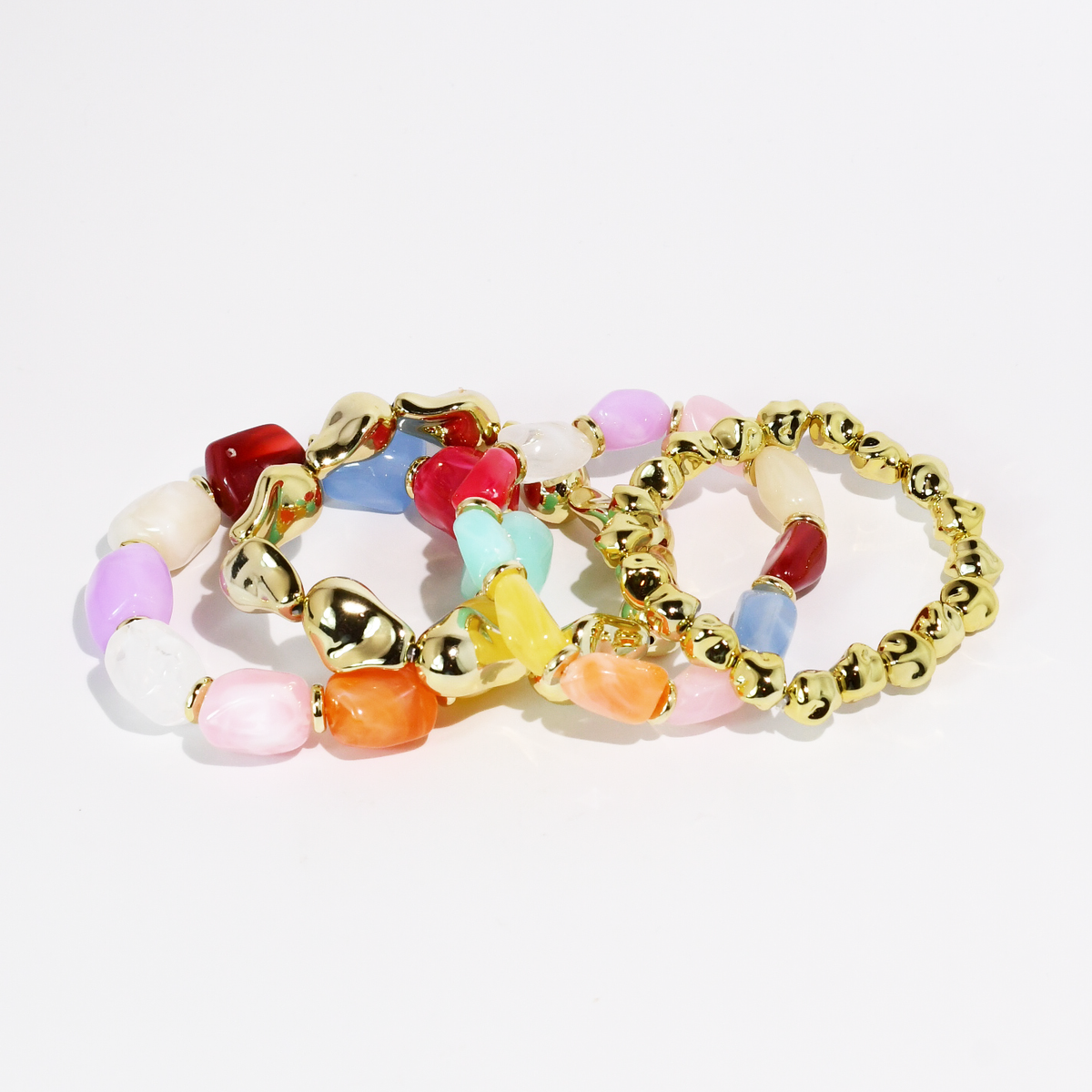 Colorful Beaded Bracelet Set