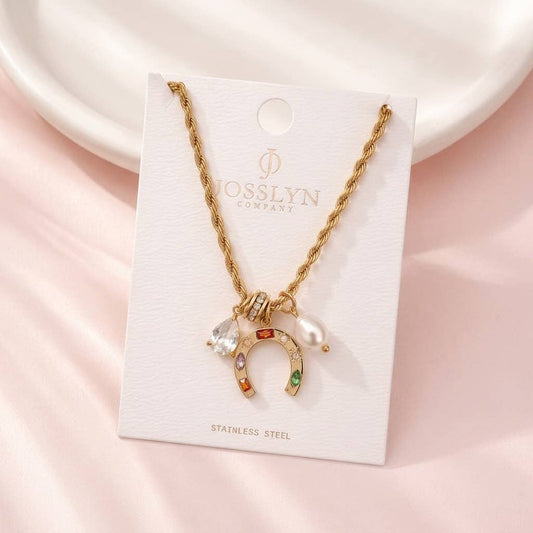 Horseshoe Charm Necklace