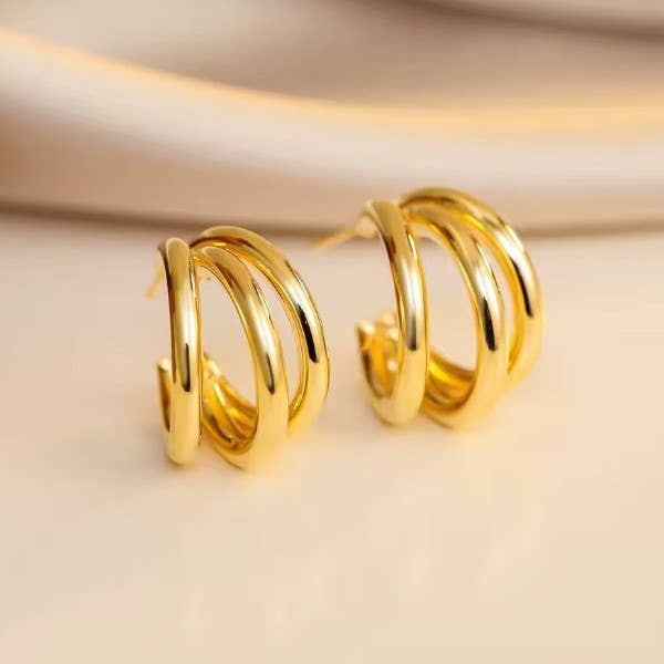 Double Circular Hoops