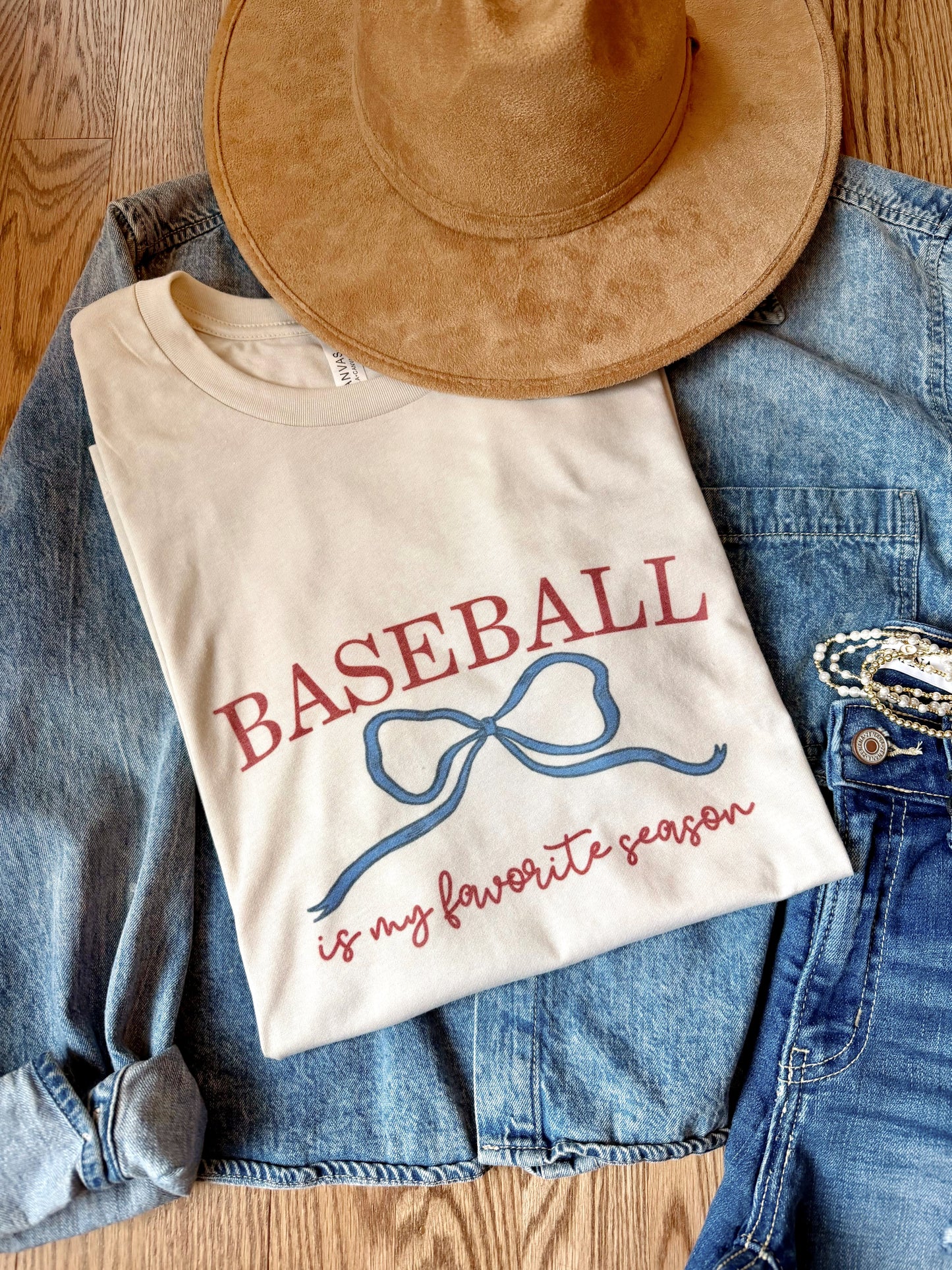 ‘Baseball Is My Favorite Season’ Graphic Tee