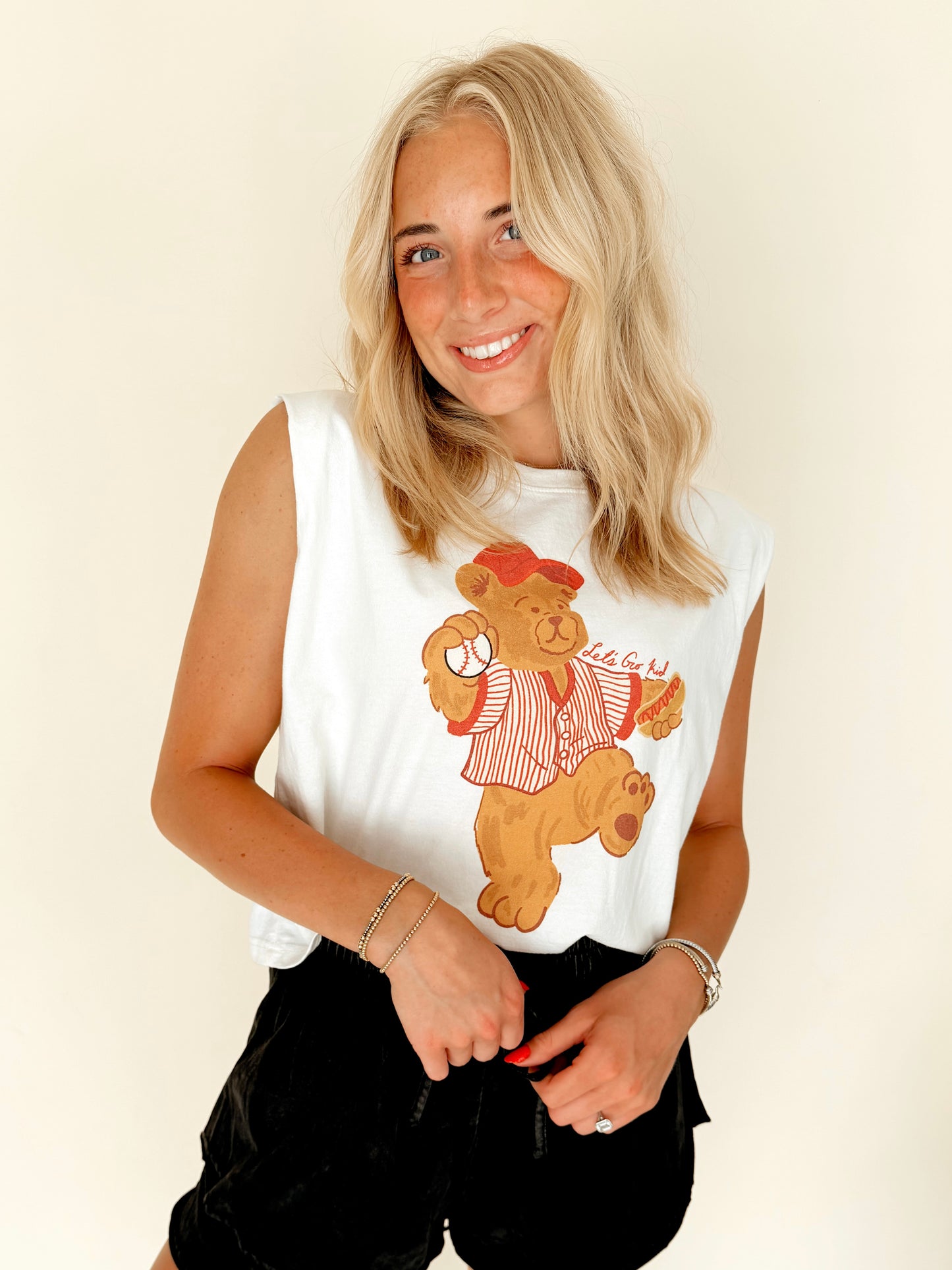 Baseball Teddy Tank