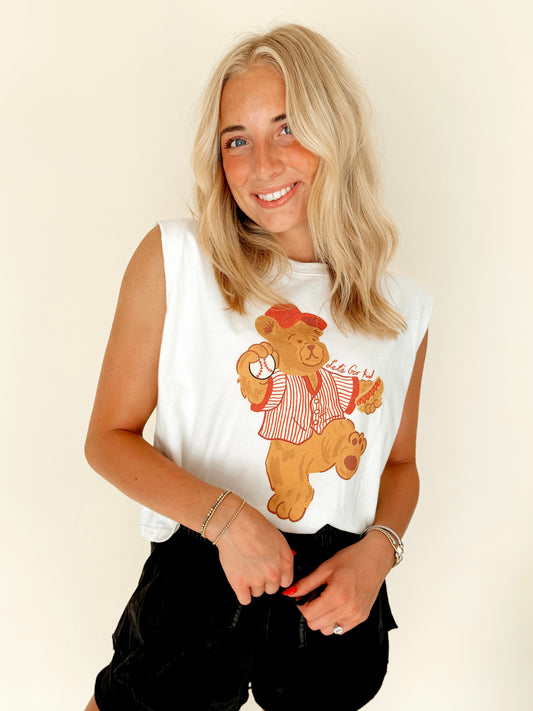 Baseball Teddy Tank
