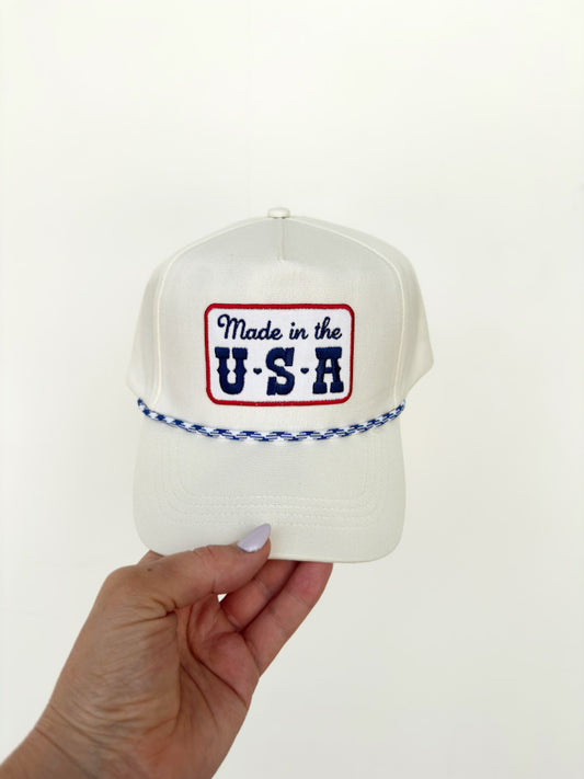 Made in the USA Embroidered Trucker Hat