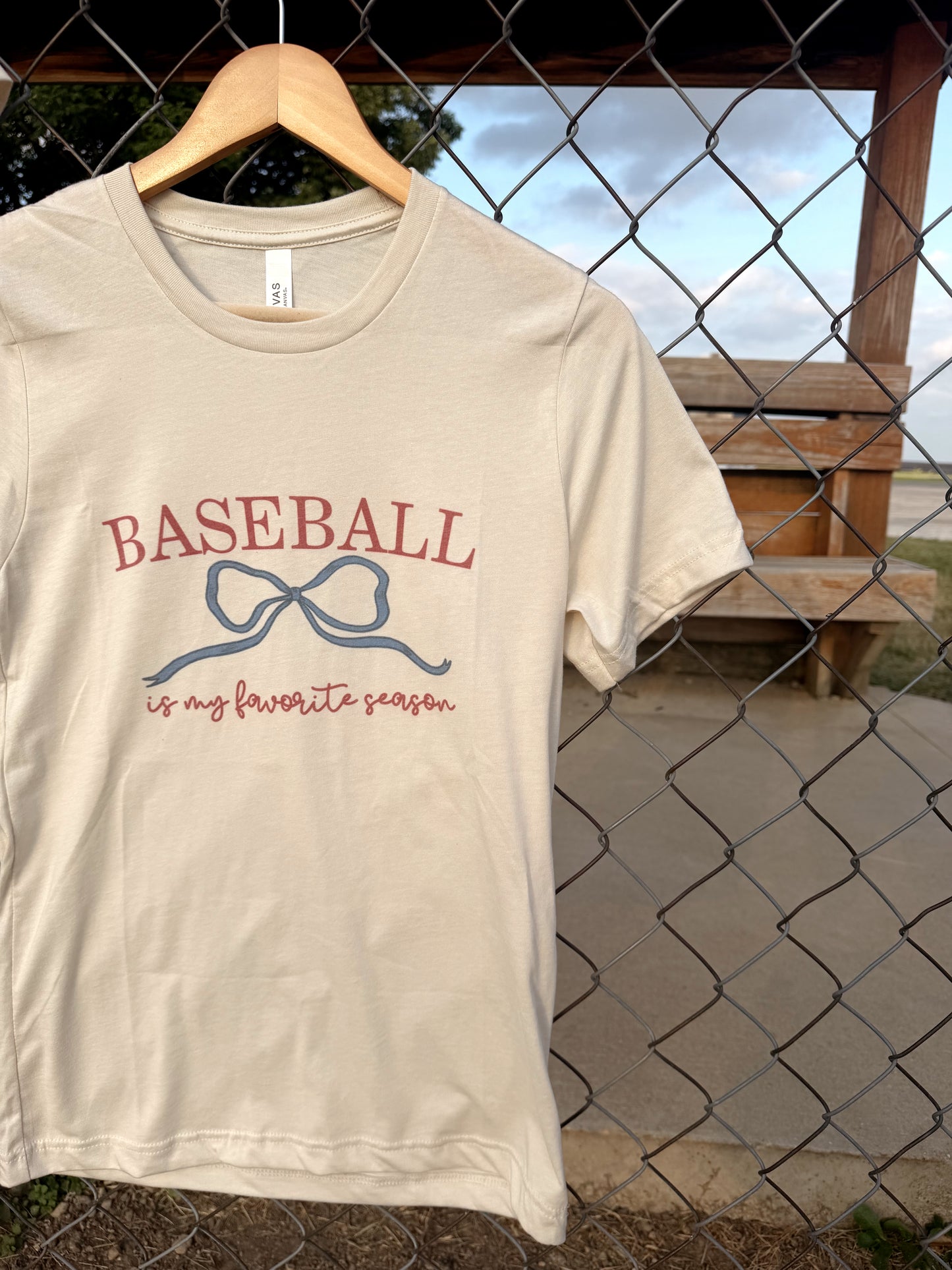 ‘Baseball Is My Favorite Season’ Graphic Tee