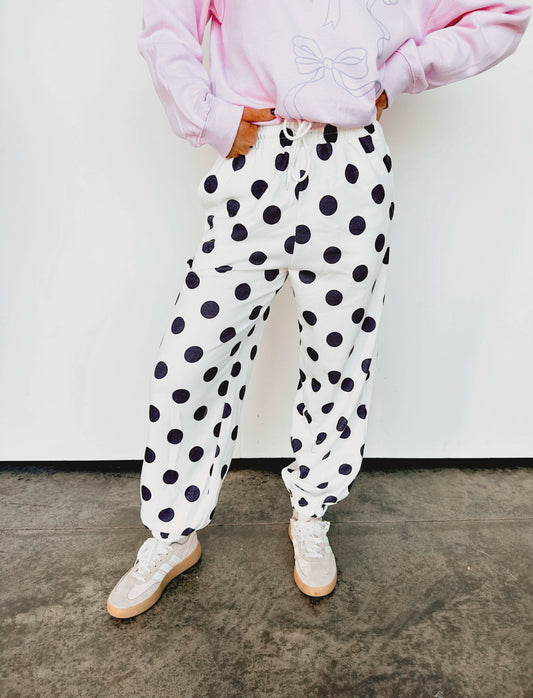Polka Dot Joggers