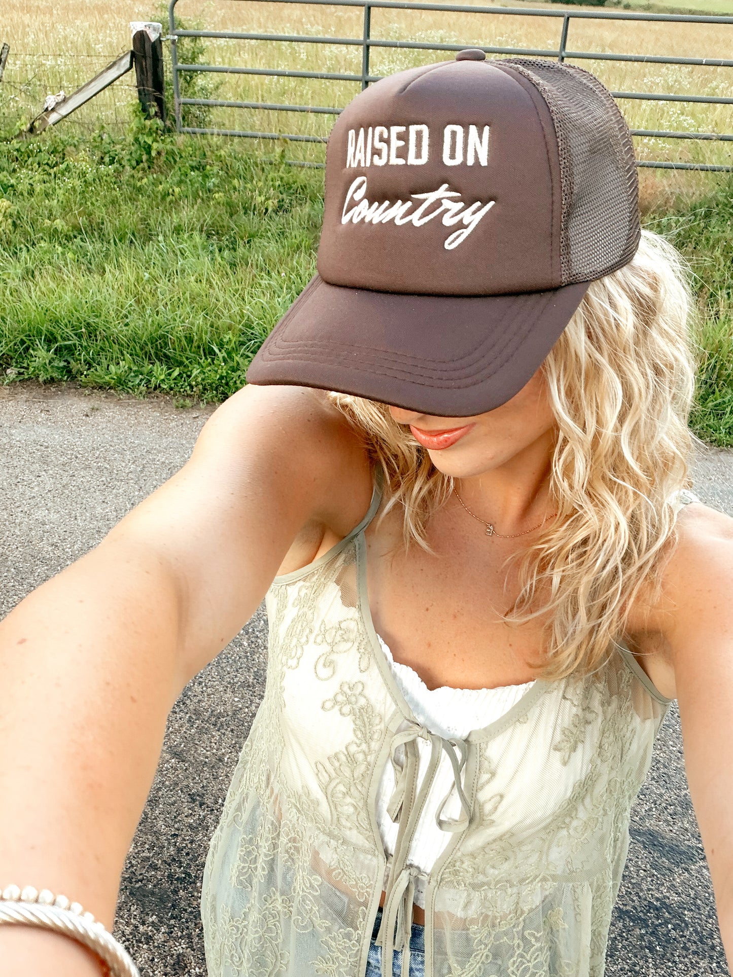 ‘Raised On Country’ Trucker Hat