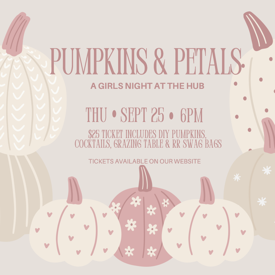 Pumpkins + Petals at The Hub