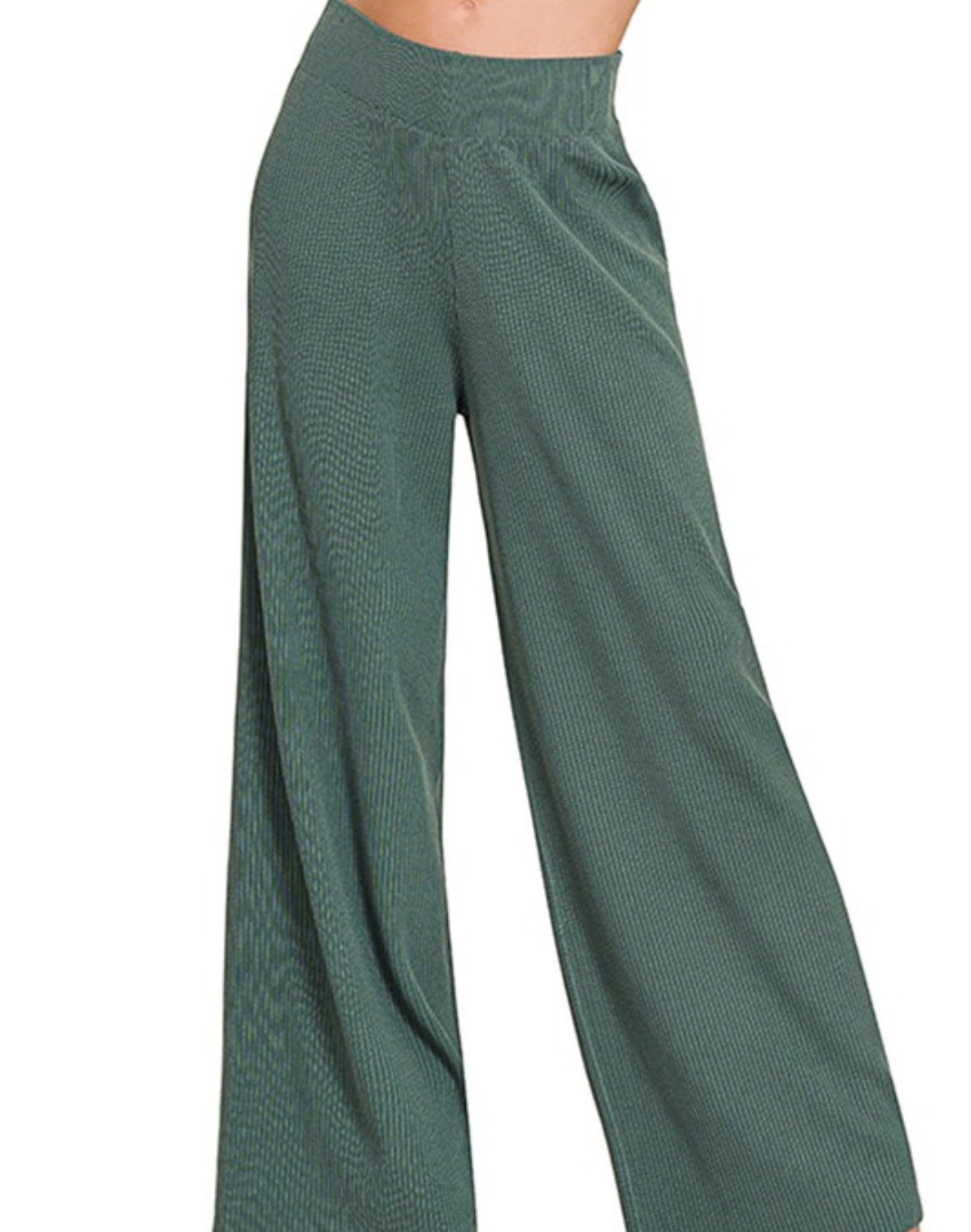 Ash Jade Ribbed Comfy Pants