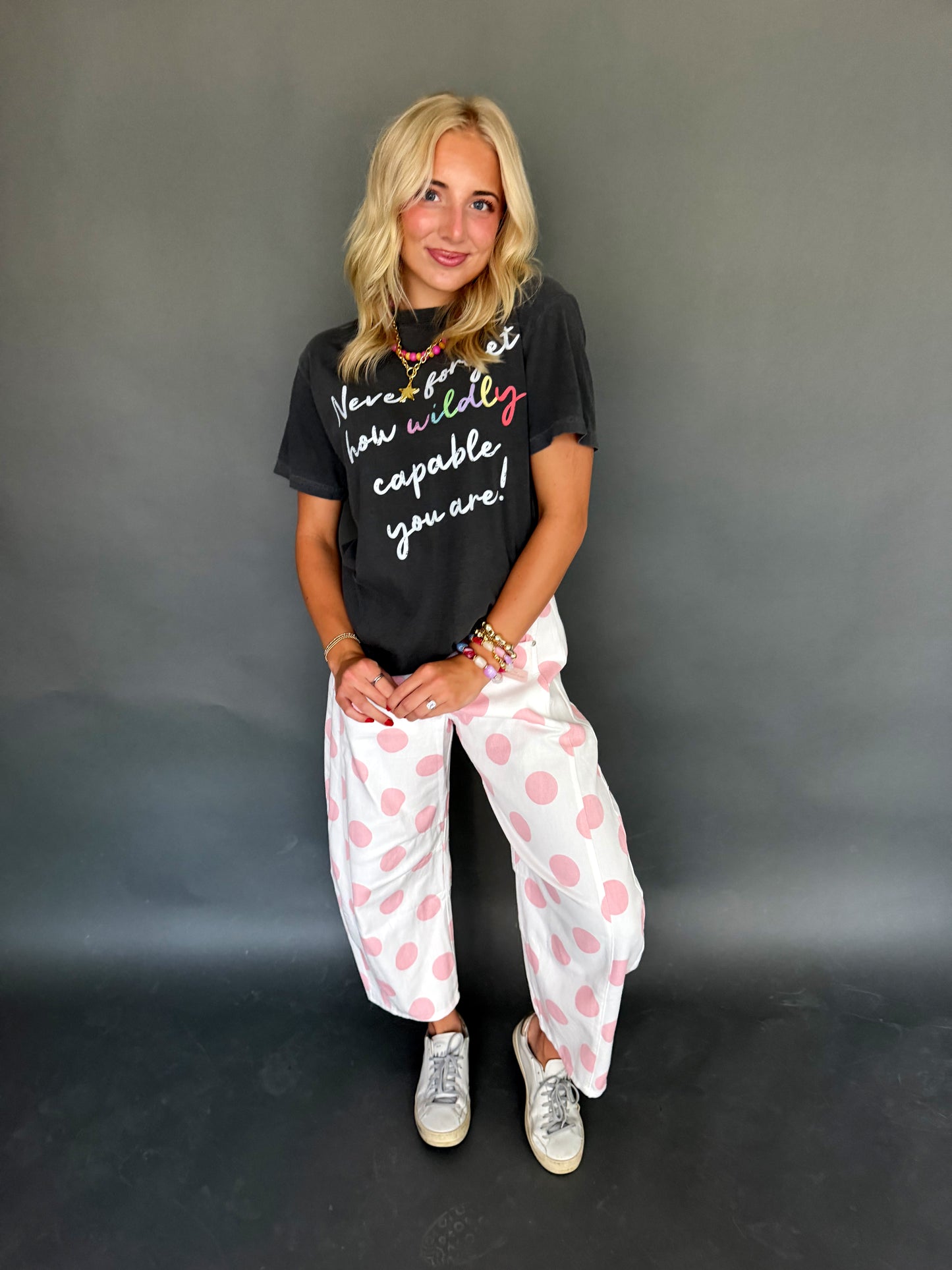 Charcoal “You are Wildly Capable” Tee