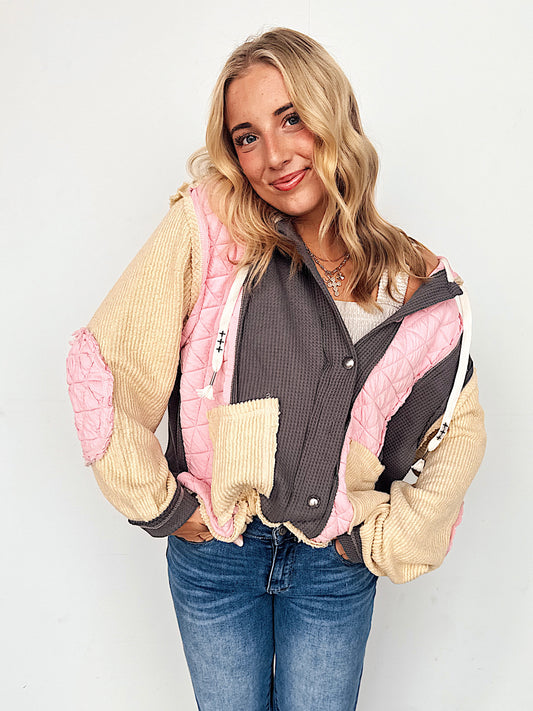 Quilted Thermal Hoodie Jacket