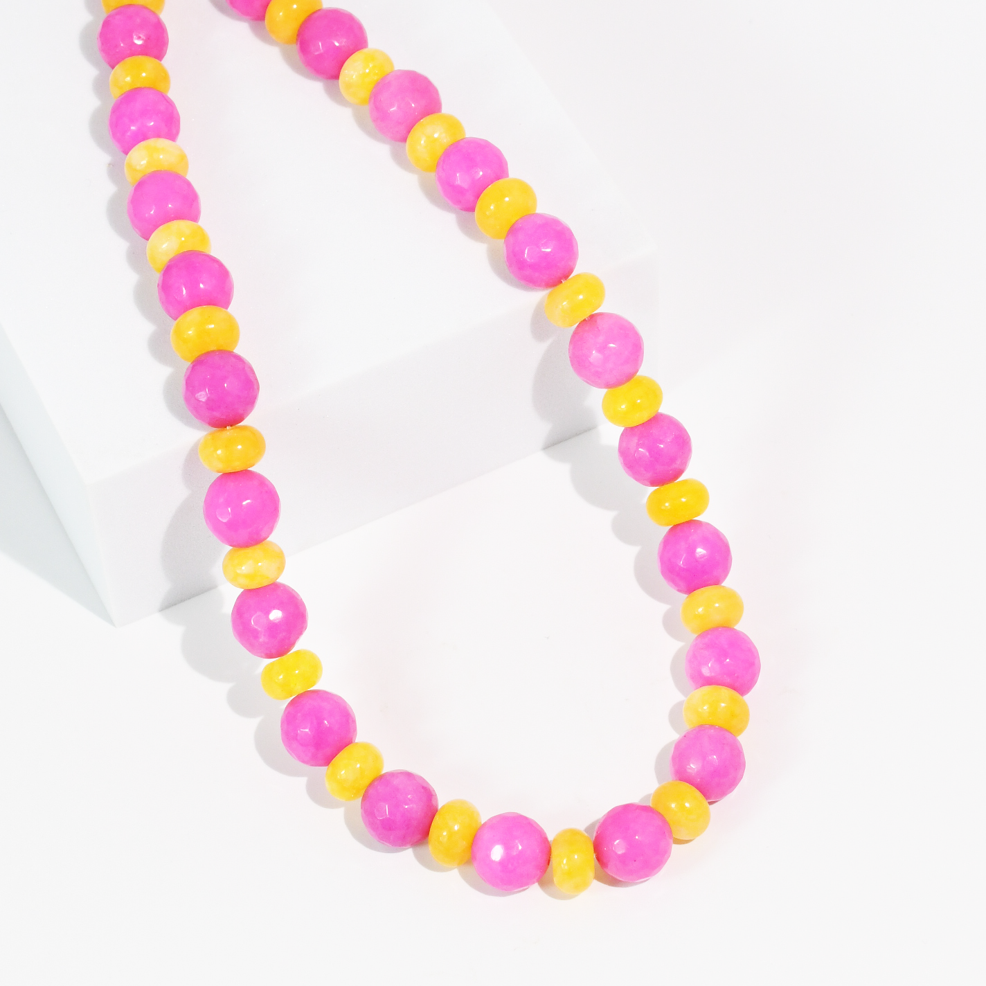 Blush Berry Beaded Necklace